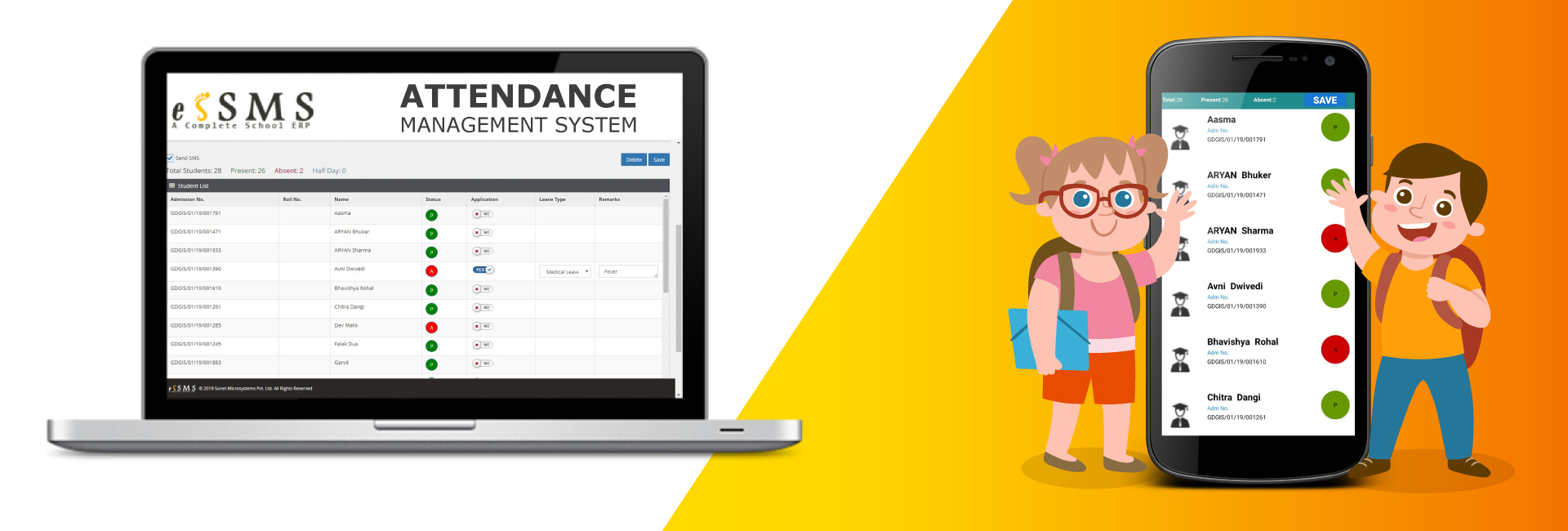 App for parents, Best School ERP, Campus Management System